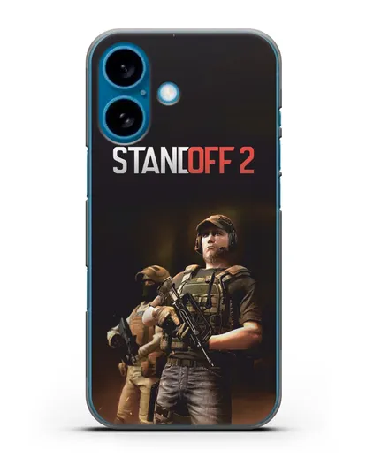 Чехол с принтом StandOff 2 (Стэндофф 2) силиконовый для iPhone 16