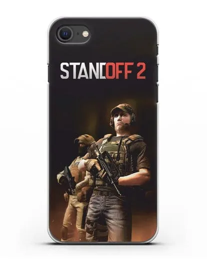 Чехол с принтом StandOff 2 (Стэндофф 2) силиконовый для iPhone SE 2020
