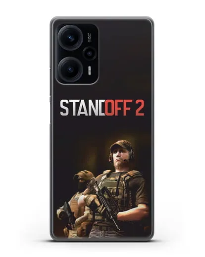 Чехол с принтом StandOff 2 (Стэндофф 2) силиконовый для Xiaomi Poco F5