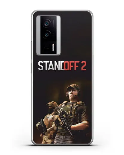 Чехол с принтом StandOff 2 (Стэндофф 2) силиконовый для Xiaomi Poco F5 Pro