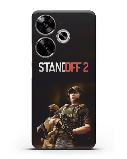 Чехол с принтом StandOff 2 (Стэндофф 2) силиконовый для Xiaomi Poco F6