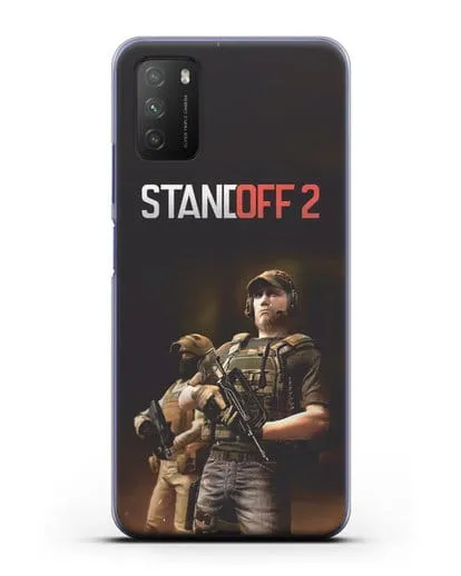 Чехол с принтом StandOff 2 (Стэндофф 2) силиконовый для Xiaomi Poco M3