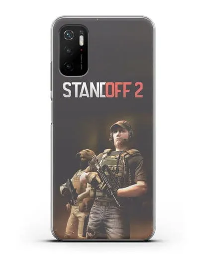 Чехол с принтом StandOff 2 (Стэндофф 2) силиконовый для Xiaomi Poco M3 Pro