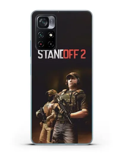 Чехол с принтом StandOff 2 (Стэндофф 2) силиконовый для Xiaomi Poco M4 Pro 5G