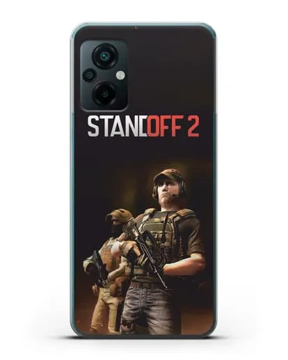 Чехол с принтом StandOff 2 (Стэндофф 2) силиконовый для Xiaomi Poco M5