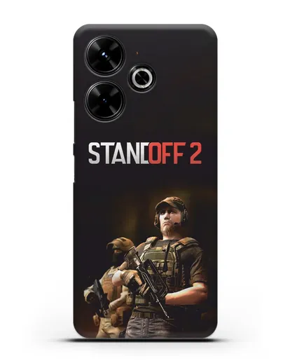 Чехол с принтом StandOff 2 (Стэндофф 2) силиконовый для Xiaomi Poco M6