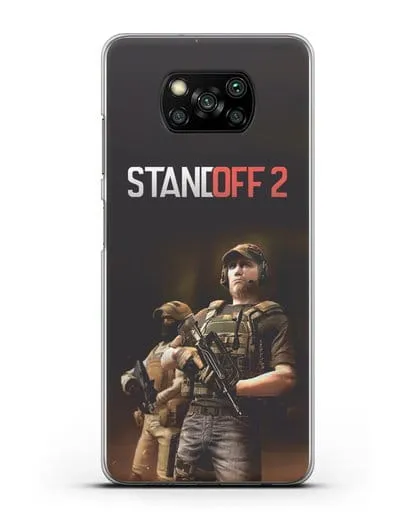 Чехол с принтом StandOff 2 (Стэндофф 2) силиконовый для Xiaomi Poco X3