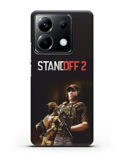 Чехол с принтом StandOff 2 (Стэндофф 2) силиконовый для Xiaomi Poco X6