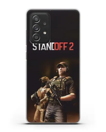 Чехол с принтом StandOff 2 (Стэндофф 2) силиконовый для Samsung Galaxy A53