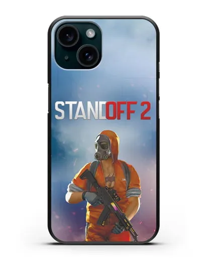 Чехол StandOff 2 (Стэндофф 2) - Снайпер в маске силиконовый для iPhone 15