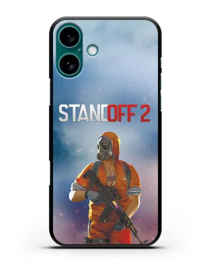 Чехол StandOff 2 (Стэндофф 2) - Снайпер в маске силиконовый для iPhone 16 Plus
