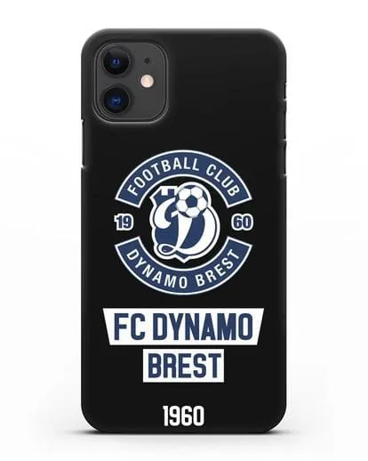 Чехол с эмблемой ФК Динамо Брест силиконовый для iPhone 11