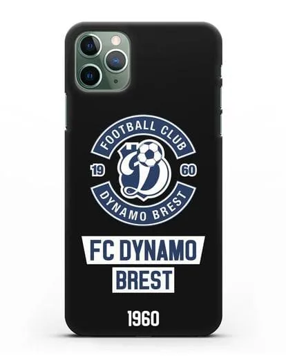 Чехол с эмблемой ФК Динамо Брест силиконовый для iPhone 11 Pro Max