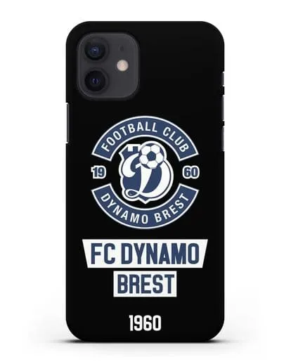 Чехол с эмблемой ФК Динамо Брест силиконовый для iPhone 12