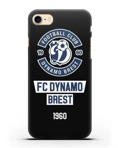 Чехол с эмблемой ФК Динамо Брест силиконовый для iPhone 7