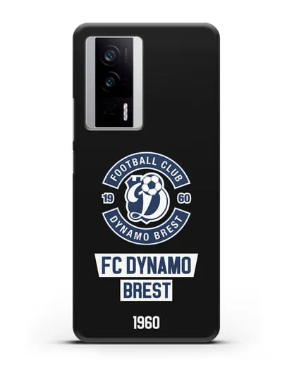 Чехол с эмблемой ФК Динамо Брест силиконовый для Xiaomi Poco F5 Pro