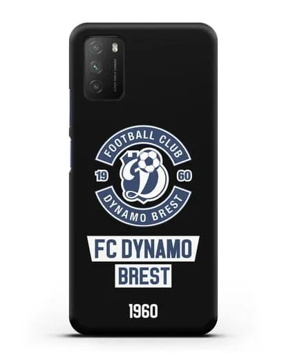 Чехол с эмблемой ФК Динамо Брест силиконовый для Xiaomi Poco M3