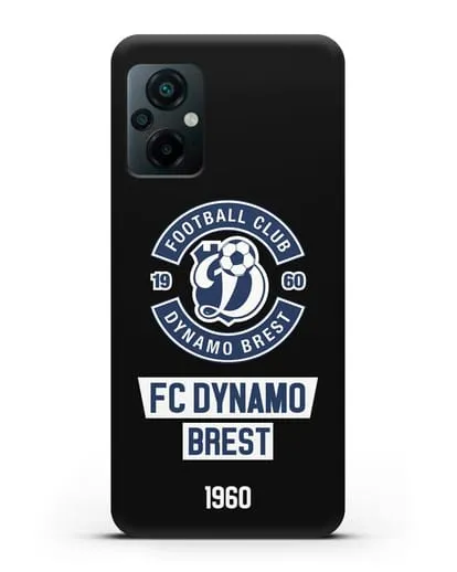 Чехол с эмблемой ФК Динамо Брест силиконовый для Xiaomi Poco M5