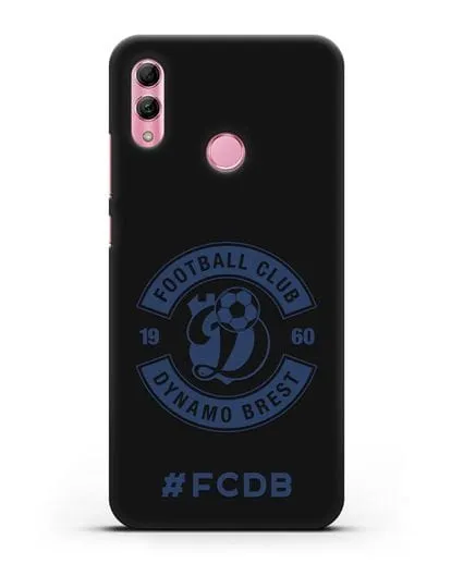 Чехол с логотипом ФК Динамо Брест и надписью #FCDB силиконовый для Honor 10 Lite