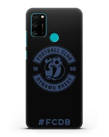 Чехол с логотипом ФК Динамо Брест и надписью #FCDB силиконовый для Honor 9A