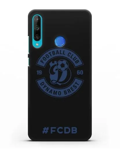 Чехол с логотипом ФК Динамо Брест и надписью #FCDB силиконовый для Honor 9C