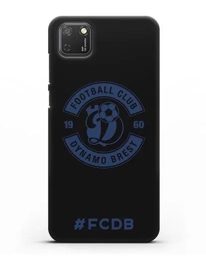 Чехол с логотипом ФК Динамо Брест и надписью #FCDB силиконовый для Honor 9S