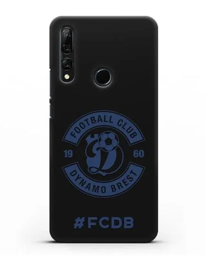 Чехол с логотипом ФК Динамо Брест и надписью #FCDB силиконовый для Honor 9X