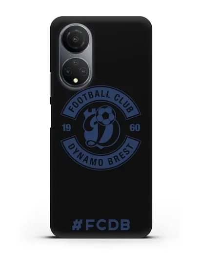 Чехол с логотипом ФК Динамо Брест и надписью #FCDB силиконовый для Honor X7