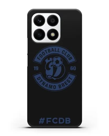 Чехол с логотипом ФК Динамо Брест и надписью #FCDB силиконовый для Honor X8a