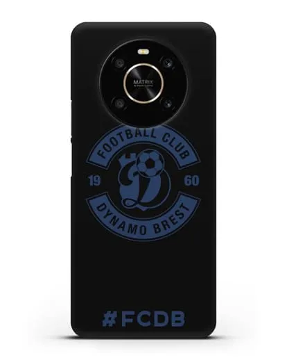 Чехол с логотипом ФК Динамо Брест и надписью #FCDB силиконовый для Honor X9