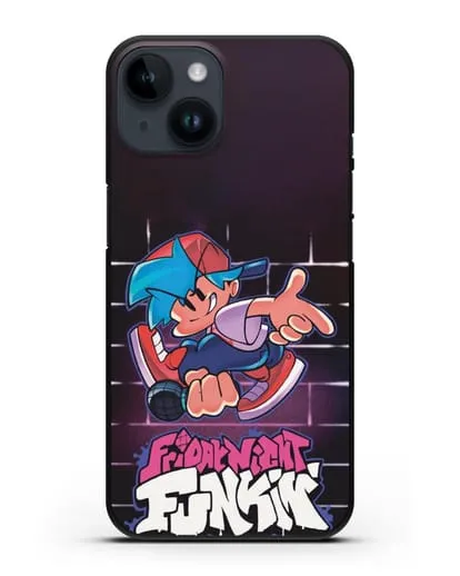 Чехол с принтом Friday Night Funkin (Фрайдей Найт Фанкин) силиконовый для iPhone 14