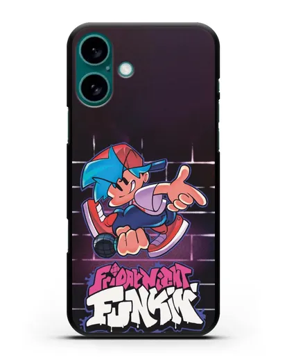 Чехол с принтом Friday Night Funkin (Фрайдей Найт Фанкин) силиконовый для iPhone 16 Plus