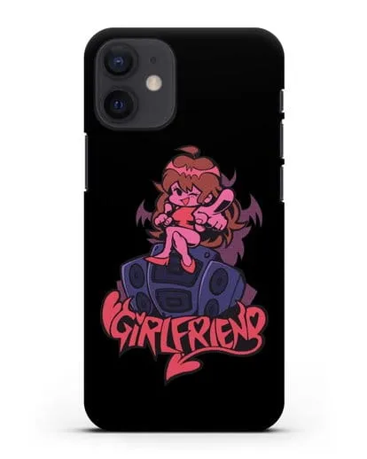 Чехол Friday Night Funkin (Фрайдей Найт Фанкин) - Девушка силиконовый для iPhone 12 mini