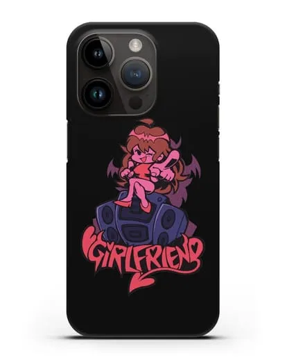 Чехол Friday Night Funkin (Фрайдей Найт Фанкин) - Девушка силиконовый для iPhone 14 Pro