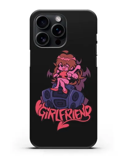 Чехол Friday Night Funkin (Фрайдей Найт Фанкин) - Девушка силиконовый для iPhone 15 Pro Max