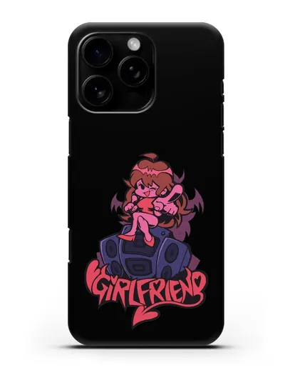 Чехол Friday Night Funkin (Фрайдей Найт Фанкин) - Девушка силиконовый для iPhone 16 Pro Max