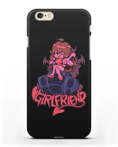 Чехол Friday Night Funkin (Фрайдей Найт Фанкин) - Девушка силиконовый для iPhone 6