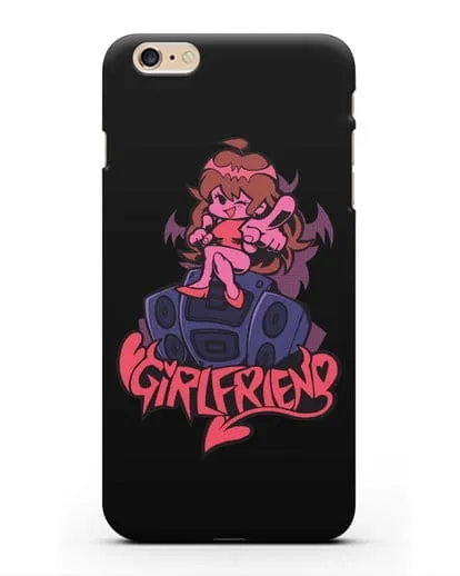 Чехол Friday Night Funkin (Фрайдей Найт Фанкин) - Девушка силиконовый для iPhone 6s Plus