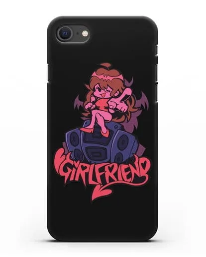 Чехол Friday Night Funkin (Фрайдей Найт Фанкин) - Девушка силиконовый для iPhone SE 2020