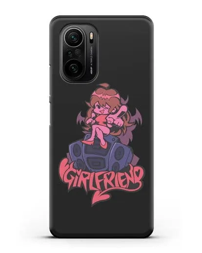 Чехол Friday Night Funkin (Фрайдей Найт Фанкин) - Девушка силиконовый для Xiaomi Poco F3