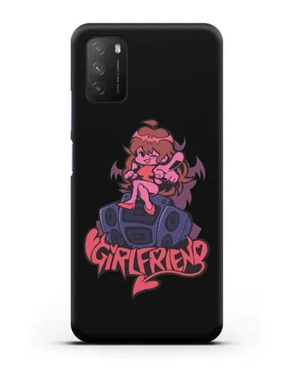 Чехол Friday Night Funkin (Фрайдей Найт Фанкин) - Девушка силиконовый для Xiaomi Poco M3