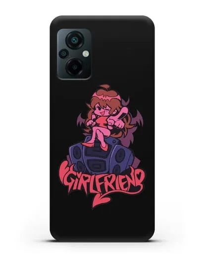 Чехол Friday Night Funkin (Фрайдей Найт Фанкин) - Девушка силиконовый для Xiaomi Poco M5