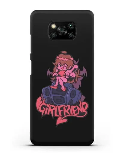 Чехол Friday Night Funkin (Фрайдей Найт Фанкин) - Девушка силиконовый для Xiaomi Poco X3 Pro