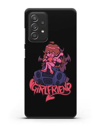 Чехол Friday Night Funkin (Фрайдей Найт Фанкин) - Девушка силиконовый для Samsung Galaxy A53