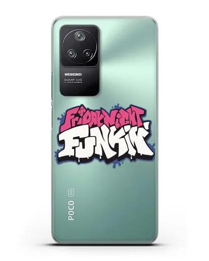 Чехол с логотипом Friday Night Funkin (Фрайдей Найт Фанкин) силиконовый для Xiaomi Poco F4