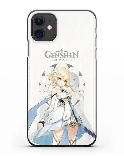 Чехол Genshin Impact (Геншин Импакт) - Люмин силиконовый для iPhone 11