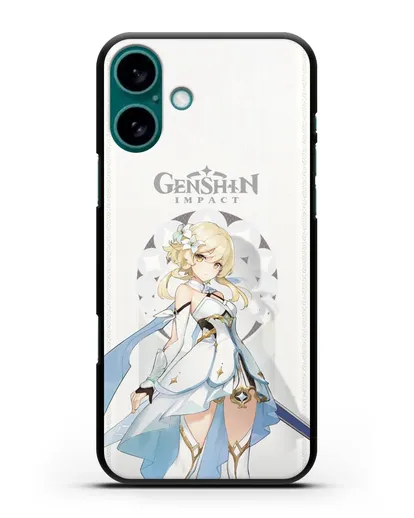 Чехол Genshin Impact (Геншин Импакт) - Люмин силиконовый для iPhone 16 Plus