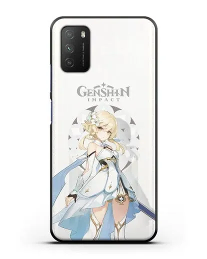Чехол Genshin Impact (Геншин Импакт) - Люмин силиконовый для Xiaomi Poco M3