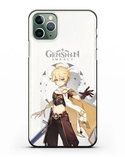 Чехол Genshin Impact (Геншин Импакт) - Итэр силиконовый для iPhone 11 Pro Max