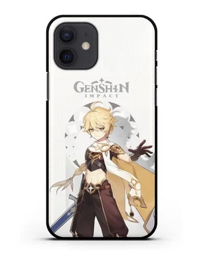 Чехол Genshin Impact (Геншин Импакт) - Итэр силиконовый для iPhone 12